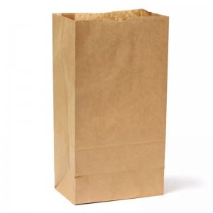 Beutel Papier Lebensmittel Papiertüte braun recycelt Luxuseinkauf Supermarkt Tasche Papier